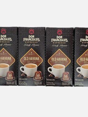 Recyclable Old Havana Espresso Capsules 40 COUNT Pods for Nespresso